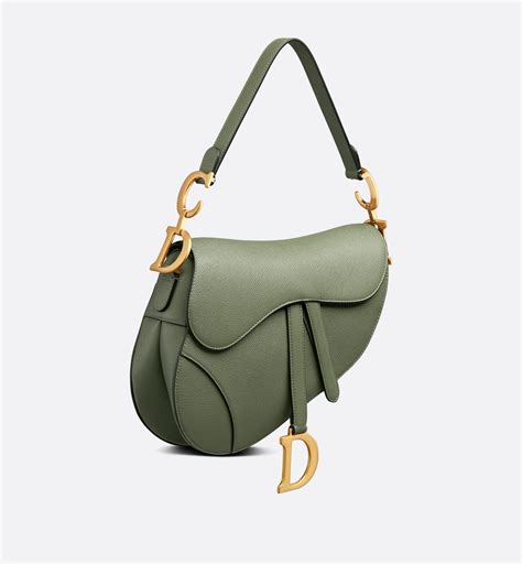 dior saddle bag cedar green|Saddle Bag Cedar Green Grained Calfskin .